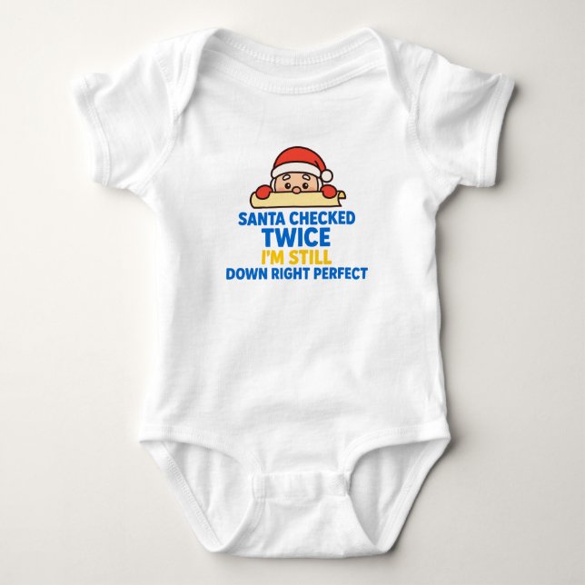 Tomten Kollade Två Gånger Neråt Perfekt T Shirt (Framsida)