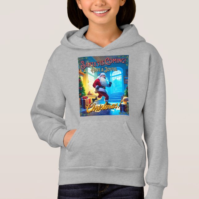 Tomten kommer från Skorsten! T Shirt (Framsida)