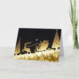 Tomten kommer...... (Kort) Helgkort