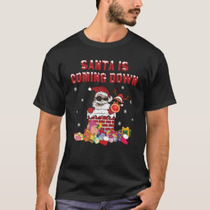 Tomten kommer ner på Skorsten T Shirt