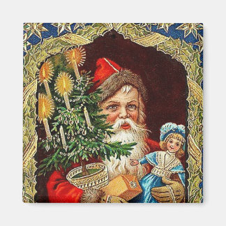 Tomten med gifts Vintage Magnet