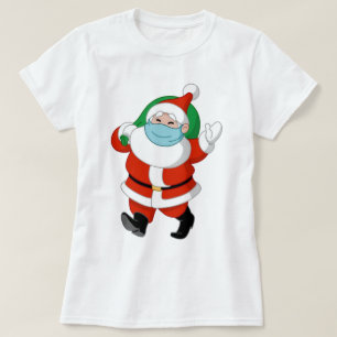 Tomten med medicinsk mask t shirt