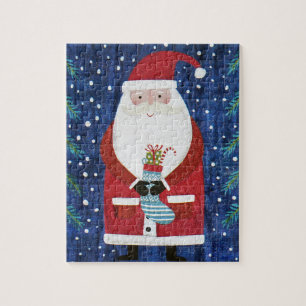 Tomten med Stocking Pussel