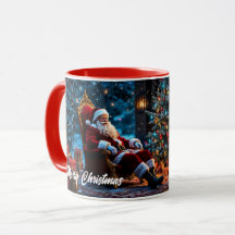 Tomten North Pole jul ljus fantasi