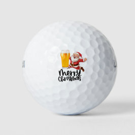 Tomten och Beer för julfonen Golfer