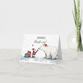 Tomten och Björnkort Kort