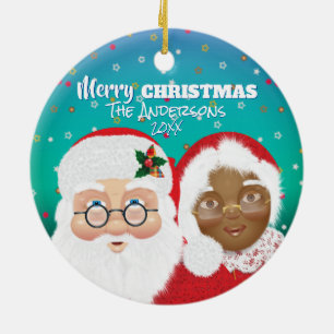 Tomten och Claus Biright Jul Julgransprydnad Keramik