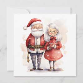 Tomten och Claus julkort