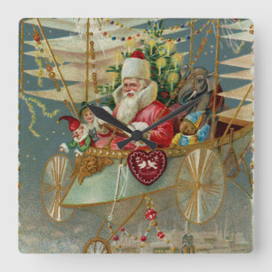 Tomten och hans Fantastisk, Maskin Wall Clock Fyrkantig Klocka