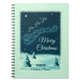 Tomten och hans renar God natt Himlar Anteckningsbok