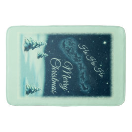 Tomten och hans renar God natt Himlar Badrumsmatta