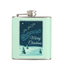 Tomten och hans renar God natt Himlar Fickplunta