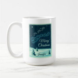 Tomten och hans renar God natt Himlar Kaffemugg