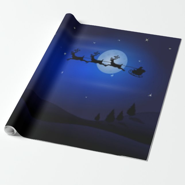 Tomten och hans renar presentpapper (Utrullad)