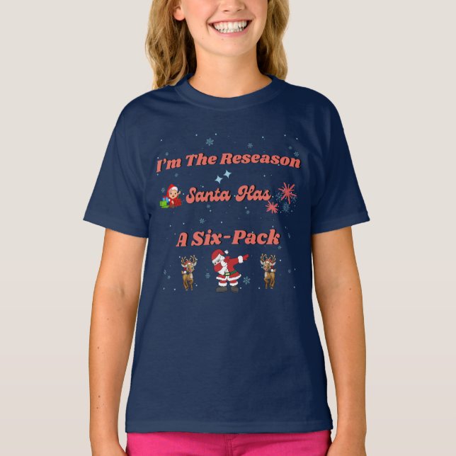 Tomten och hans sexpack-Buddies T Shirt (Framsida)