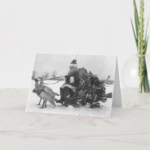 Tomten och hans turkiska rener helgkort