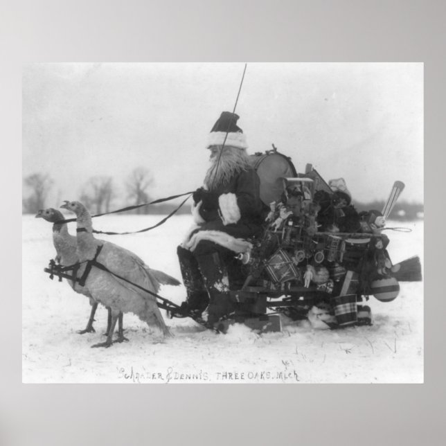 Tomten och hans turkiska rener poster (Framsidan)