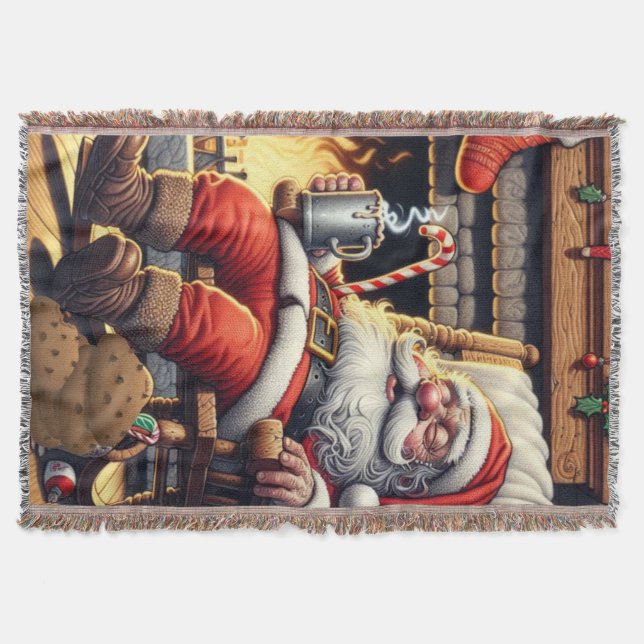 Tomten och jultomten filt (Framsidan)