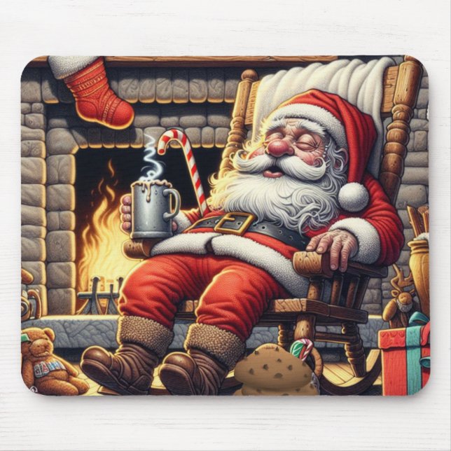 Tomten och jultomten musmatta (Framsidan)