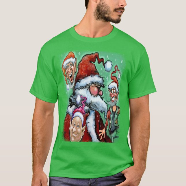 Tomten och jultomten t shirt (Framsida)