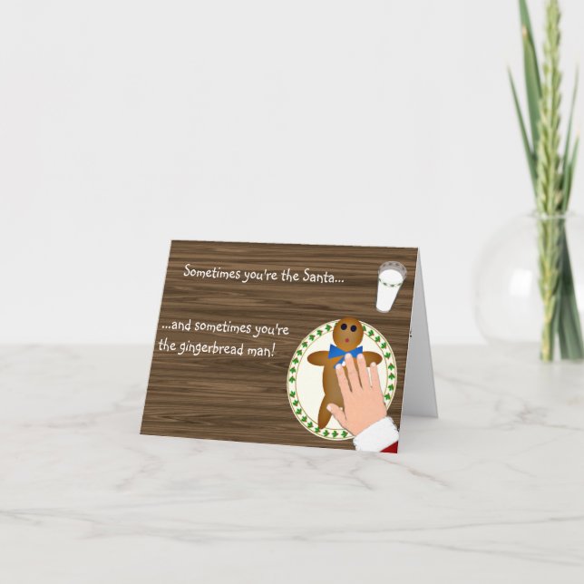 Tomten och Pepparkaksgubbe Kort (Framsida)