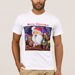 Tomten och renar Den vackra julen T-Shirt