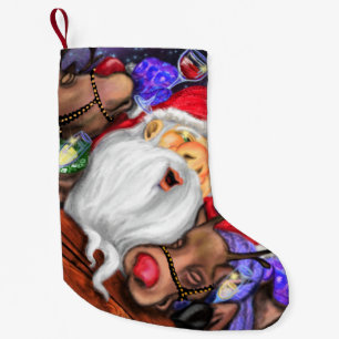 Tomten och renar Roligt varje julklapp Liten Julstrumpa