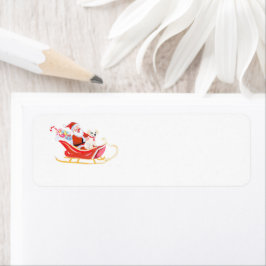 Tomten och vänner returadress etikett