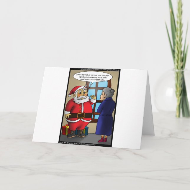 Tomten och Wiki Leaks Lusnyj presenterar Tees & Ca Helgkort (Framsida)