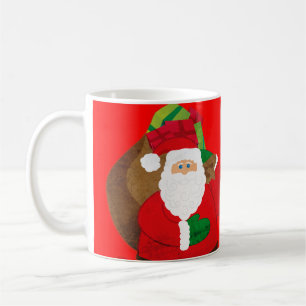 Tomten "Om du tror.." roligt mugg. Kaffemugg