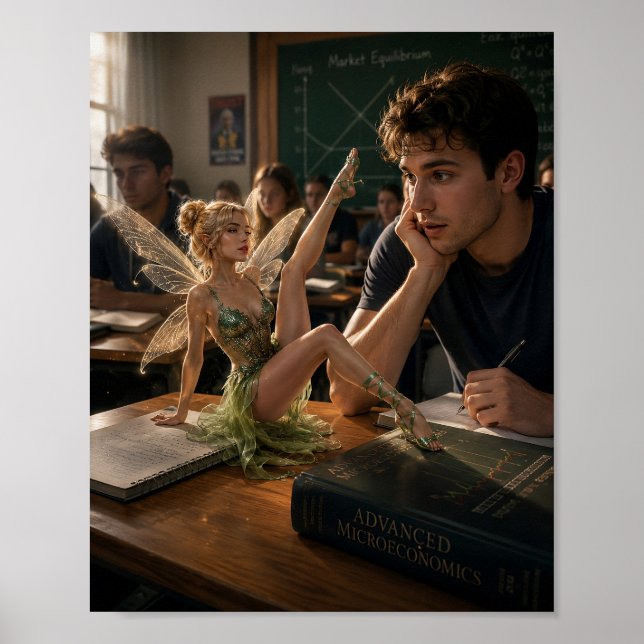 Tomten på skrivbordet poster (Framsidan)