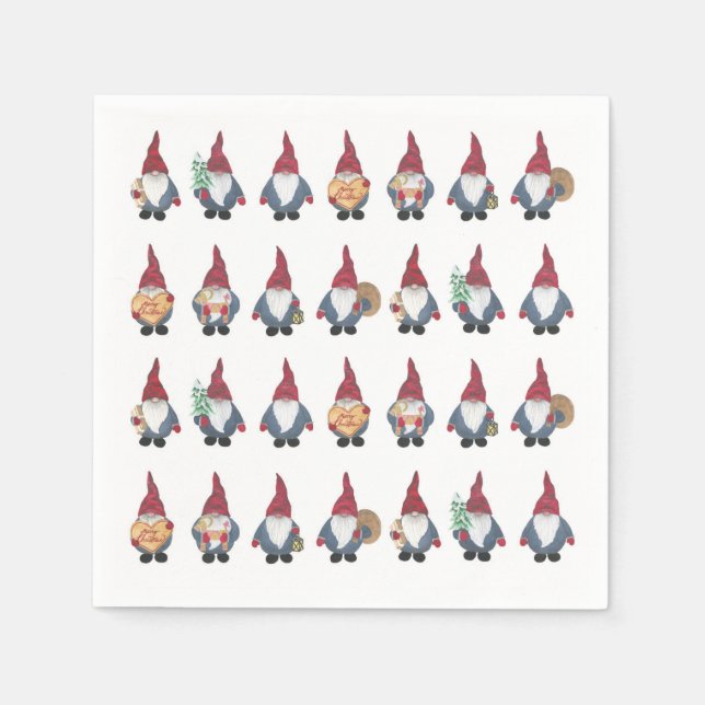 Tomten Pappersservett (Framsidan)