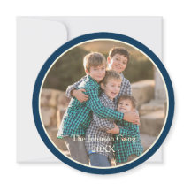 Tomten Pirat Frakt med delfinkort Julfoto