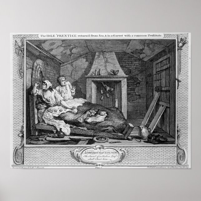 Tomten "Prentice återvände från havet" Poster (Framsidan)