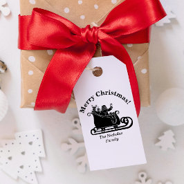 Tomten, renar i Sleigh-julfamiljen Namn Stämpel