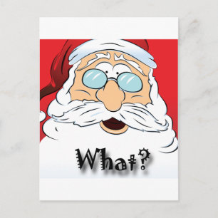 Tomten säger vad? Juldesign Helg Vykort