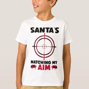 Tomten ser min siktning - Boar Hog Hunting 1 T Shirt