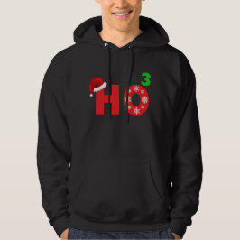 Tomten skrattar vid jul hoodie