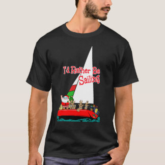 Tomten skulle hellre segla vid jul Essenti T Shirt