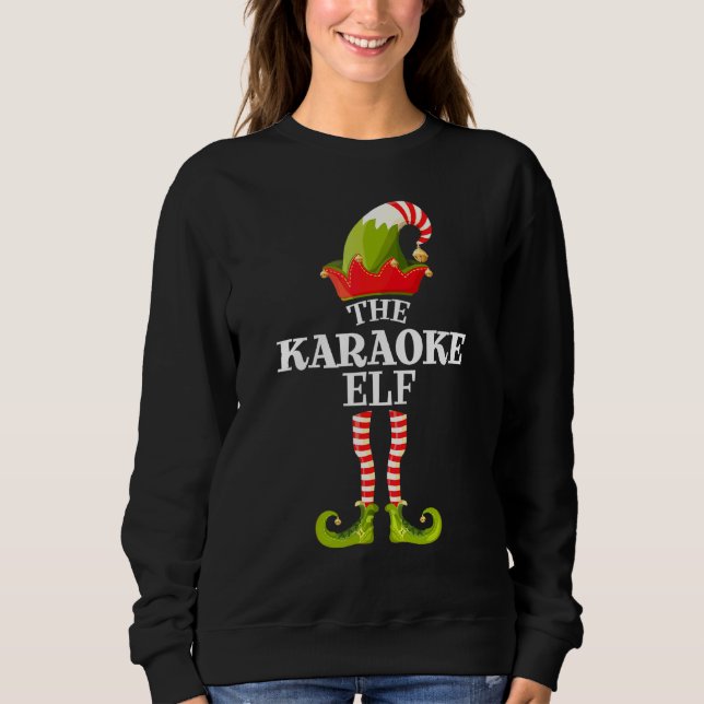 Tomten som sjunger julsånger   Julgruppsmatchande  T Shirt (Framsida)