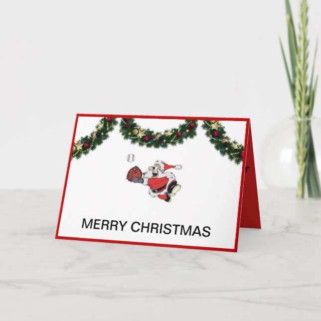 Tomten spelar baskiska julkort helgkort (Framsida)