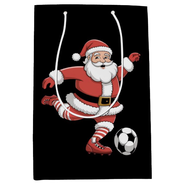 Tomten spelar fotboll jul sporter (Framsidan)