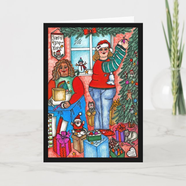 Tomten stannar här kort (Framsida)