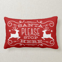 Tomten stannar här, röd