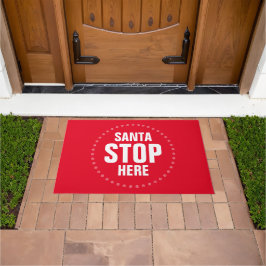 Tomten stannar här rött och vitt sött