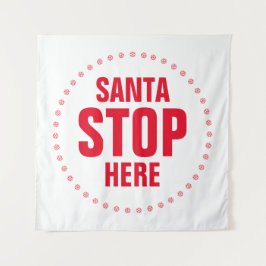 Tomten stannar här rött och vitt sött