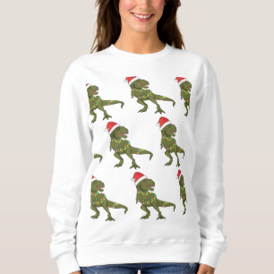 Tomten T-Rex Dinosaur julafton Julafton Jumper swe T Shirt