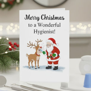 Tomten Tandhygienist Julsmil Kort
