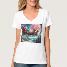 Tomten tog sig upp i Rosa! T Shirt