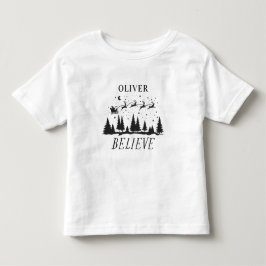 Tomten tror på traditionell jul t shirt
